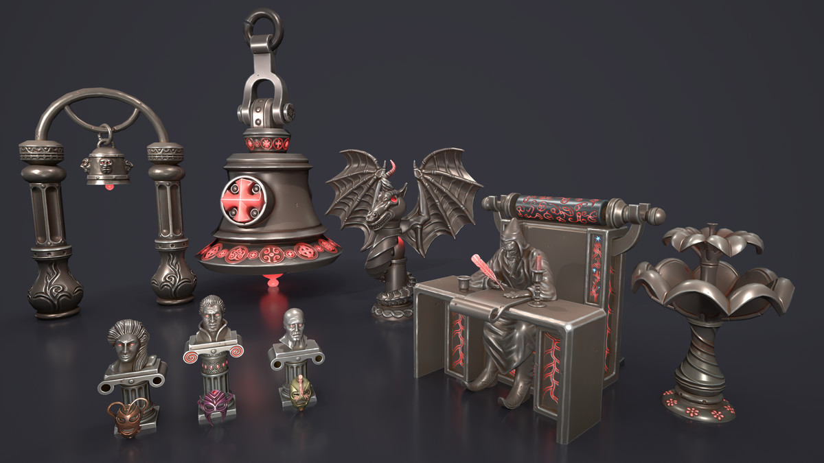 Fantasy Statues 2 Pack