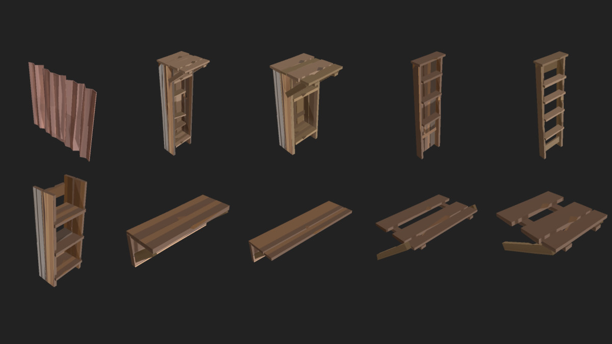 Low Poly Swamp Village – ModulaCraft PRO