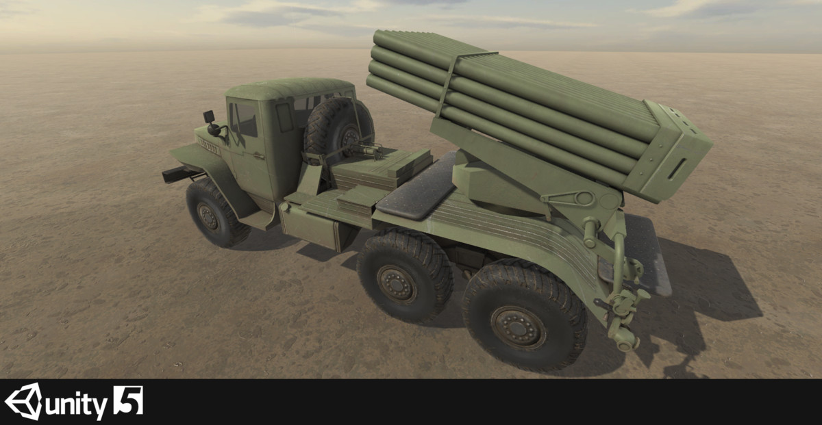 BM-21 Grad - Rocket Launcher Truck