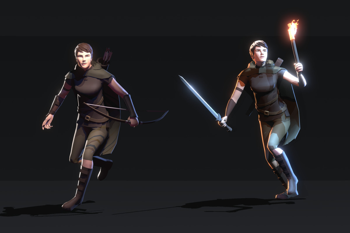 Polyquest Heroes: Warrior I Huntress