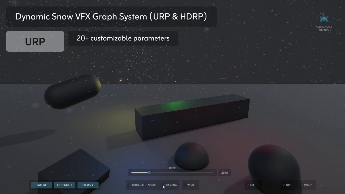 Snow VFX Graph System (URP & HDRP)