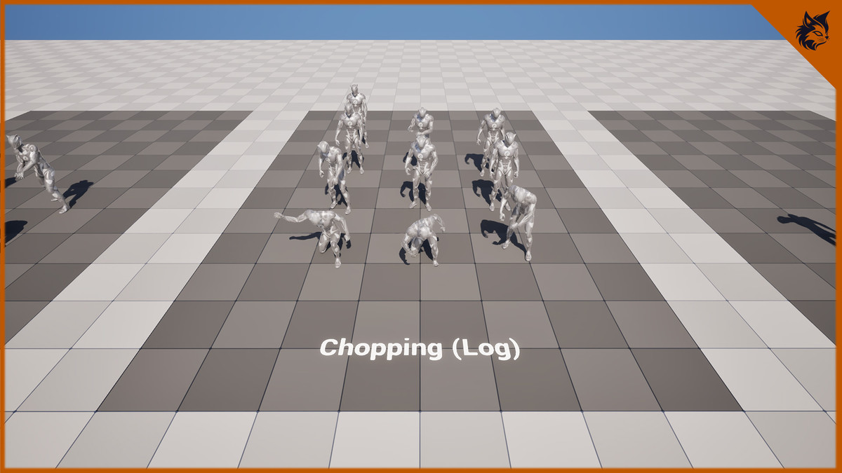 Woodcutting Animation Pack