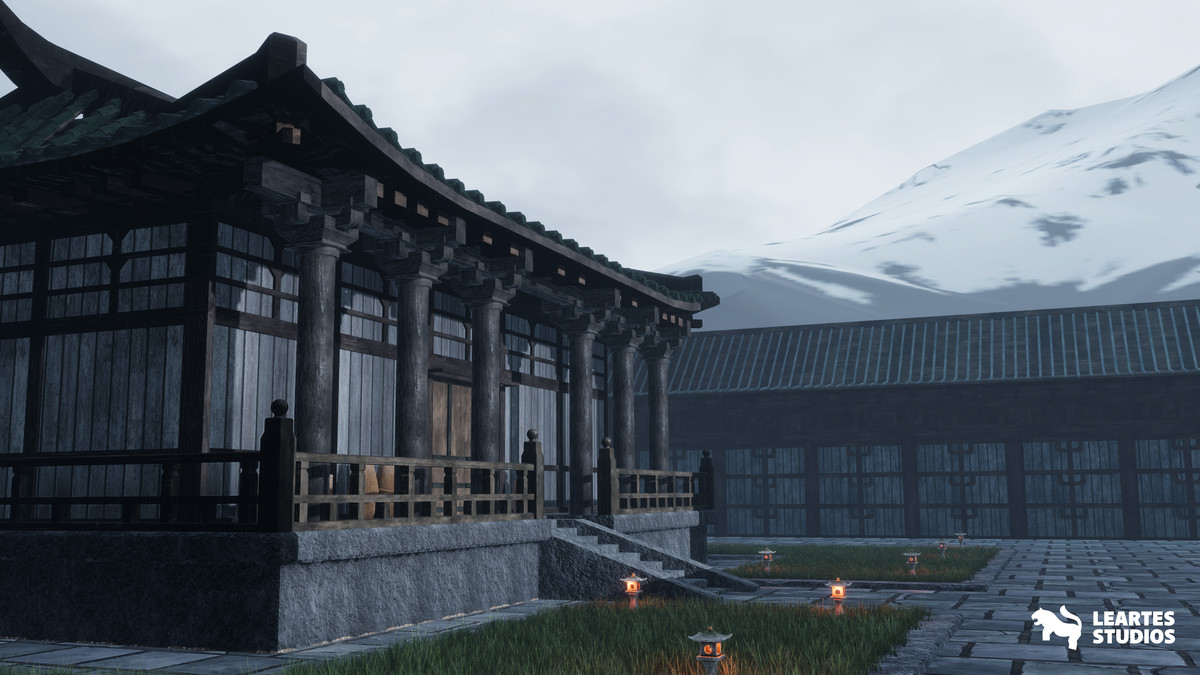 Japanese Temple Environment