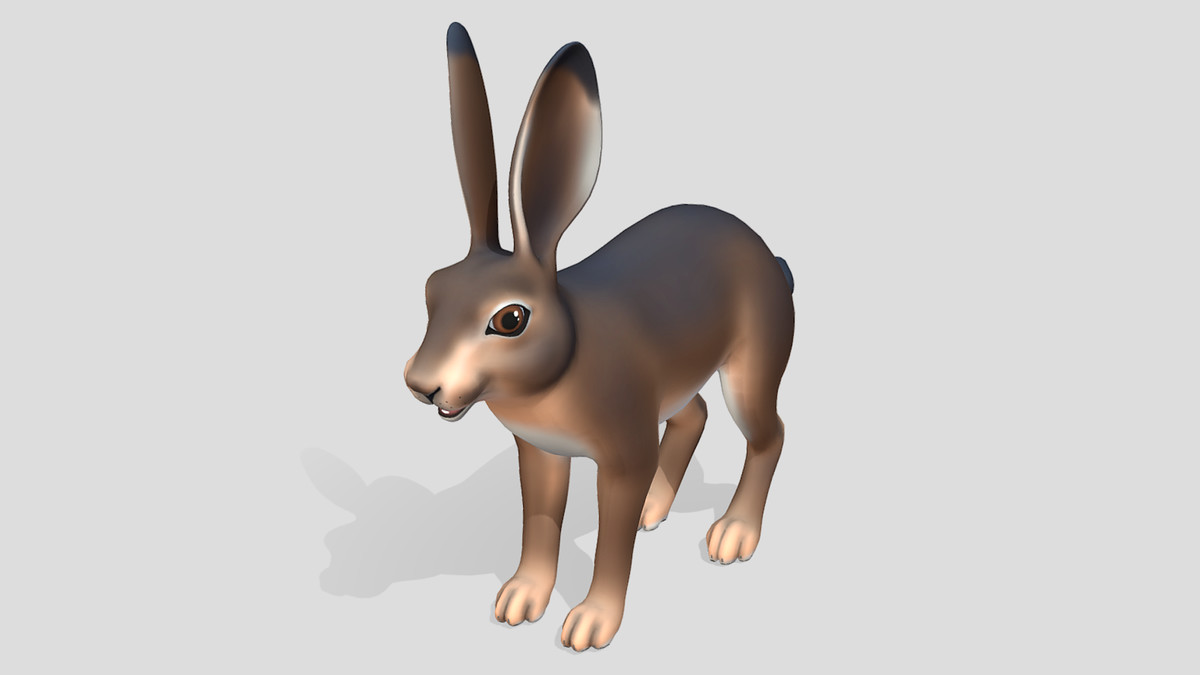 Cartoon - Hare
