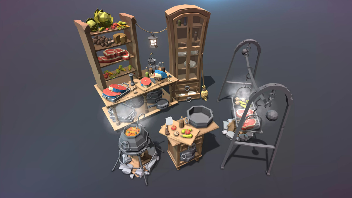 STYLIZED Low Poly Fantasy Bundle Vol. 2