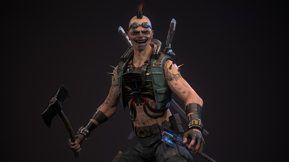 Sci-Fi Punk Warrior