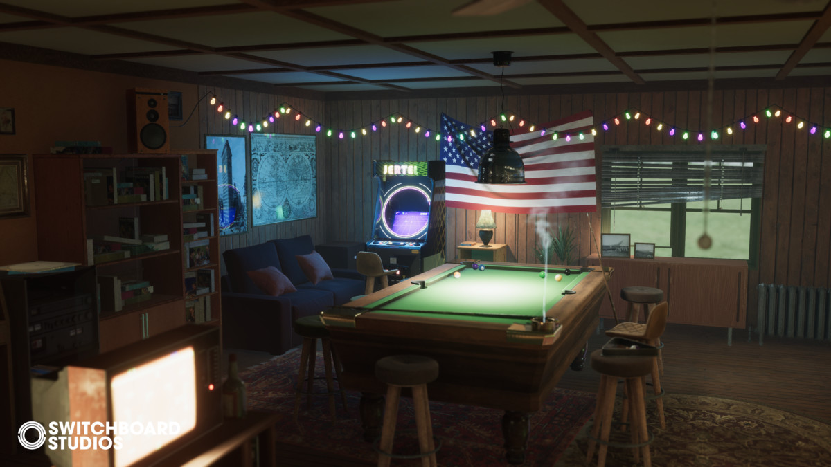 Board Game Room Interior