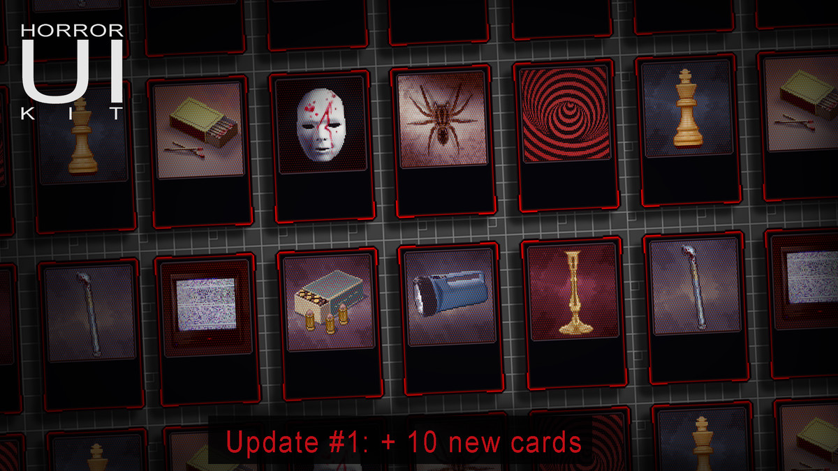 Pixel Art Horror UI/GUI Kit