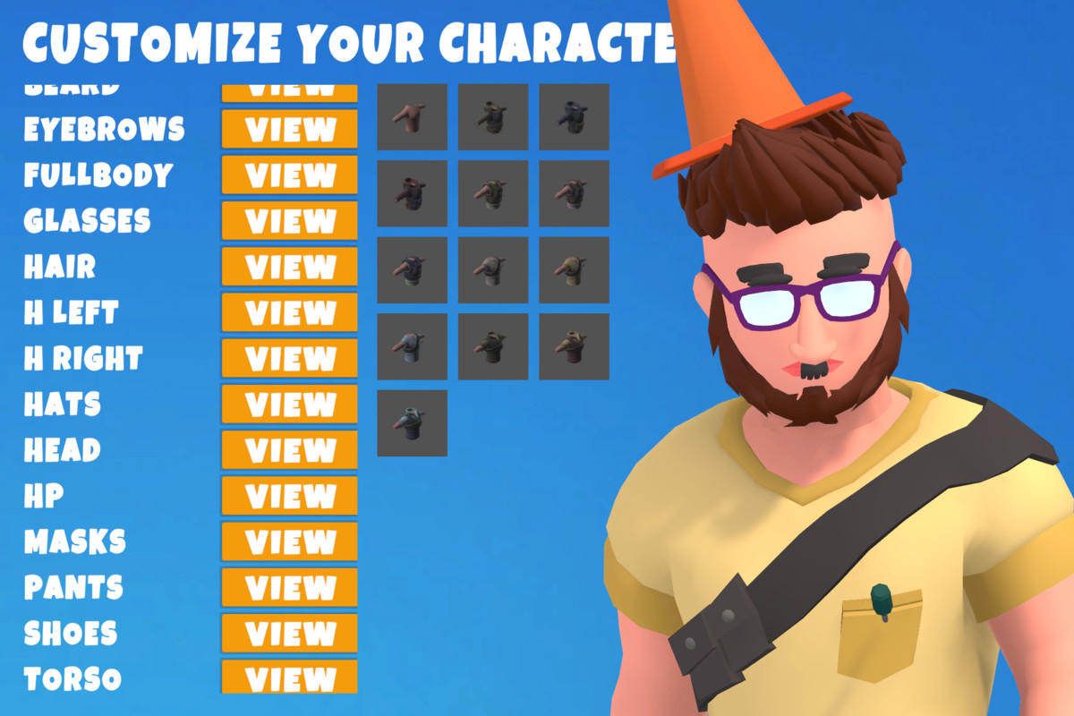 Customizable 3D Battle Royale Characters Vol 4