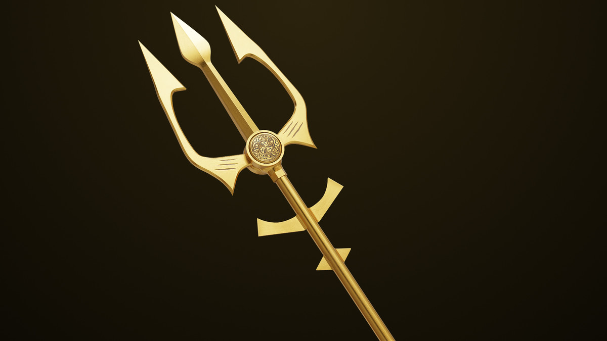 Medieval Trident 02 URP HDRP Textures