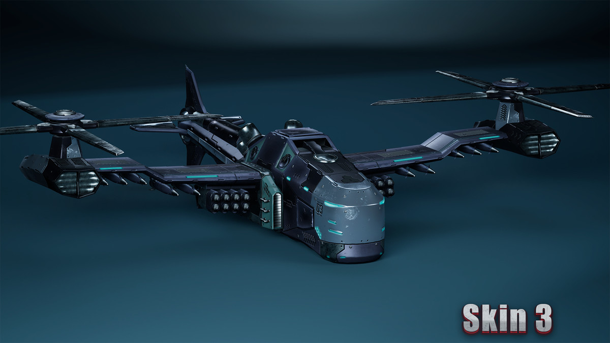 Sci-Fi Transport - Military Helicopter