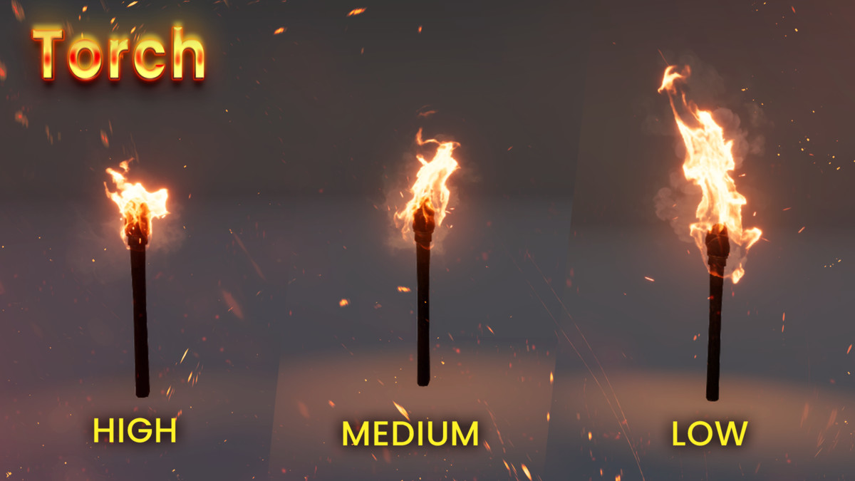 Realistic Fire VFX (VFX Graph Fire, Flame VFX, Fireplace VFX, Torch VFX, Fire)