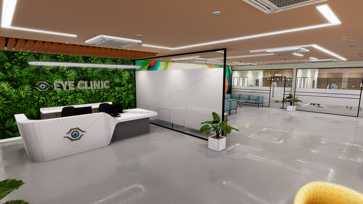 Modern Eye Clinic Interior Environment