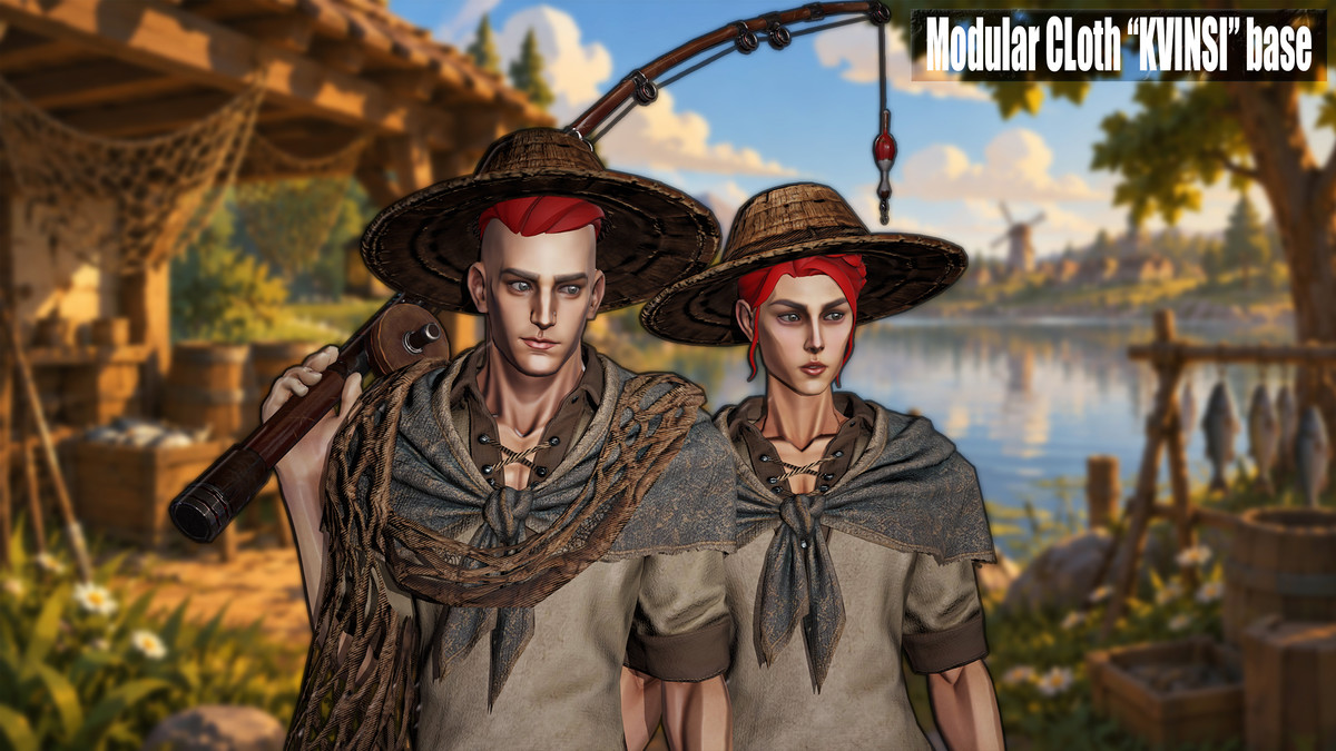 Stylized Medieval Fisherman