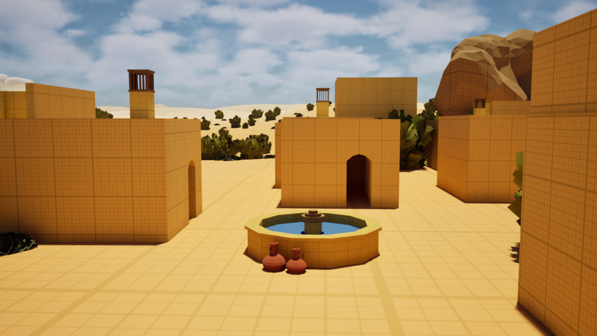 Desert Blockout Kit – 236 Modular Assets | Villages, Temples & Open Worlds