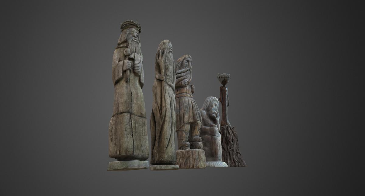 Wooden props volume one photogrammetry