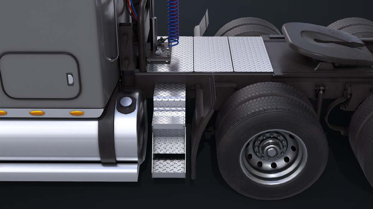 Heavy Truck Chassis 07 Generic Grey URP HDRP Textures