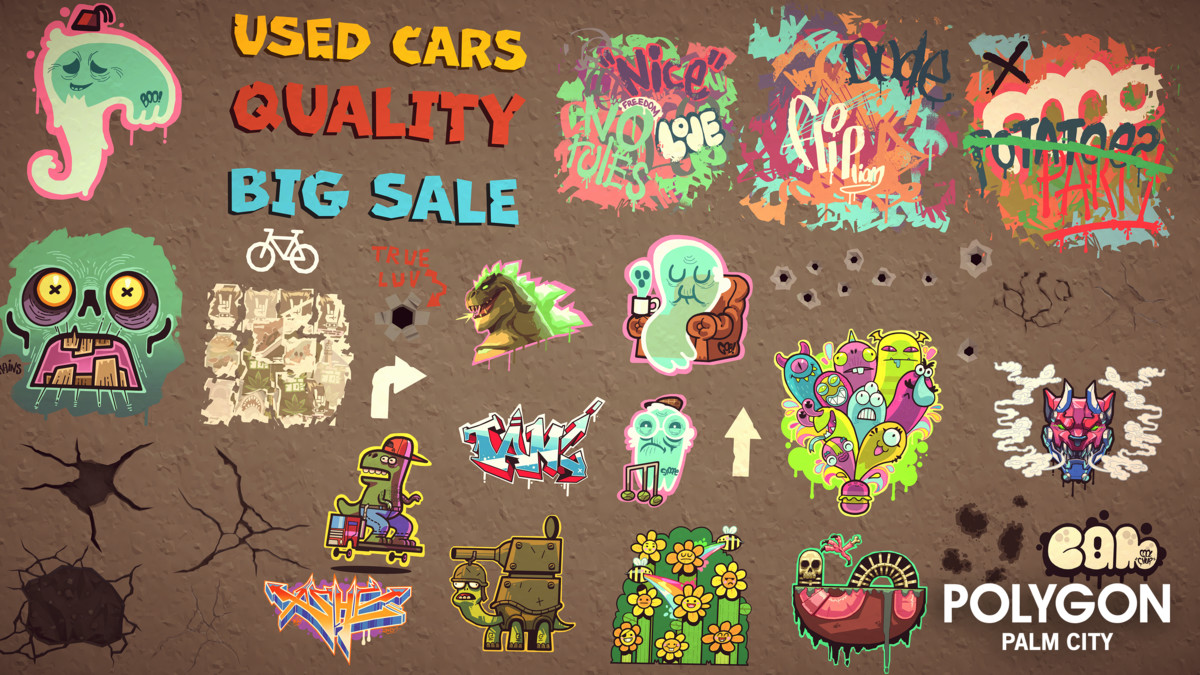 POLYGON - Palm City - Art by Synty