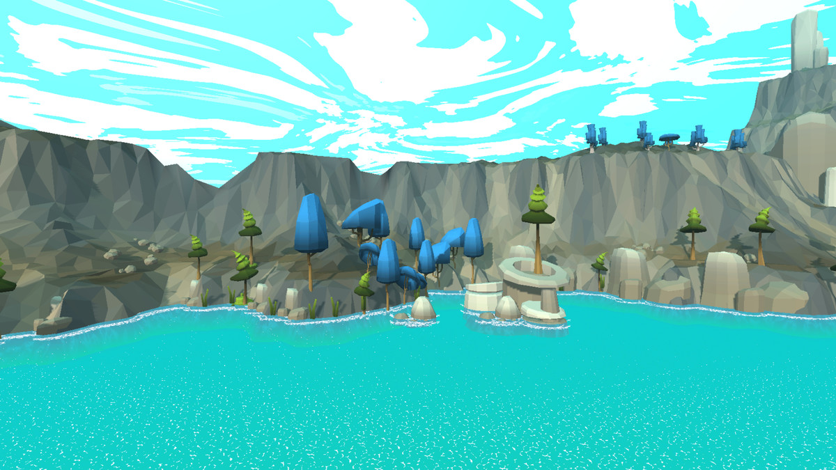 Low Poly Stylized Tiny Forest