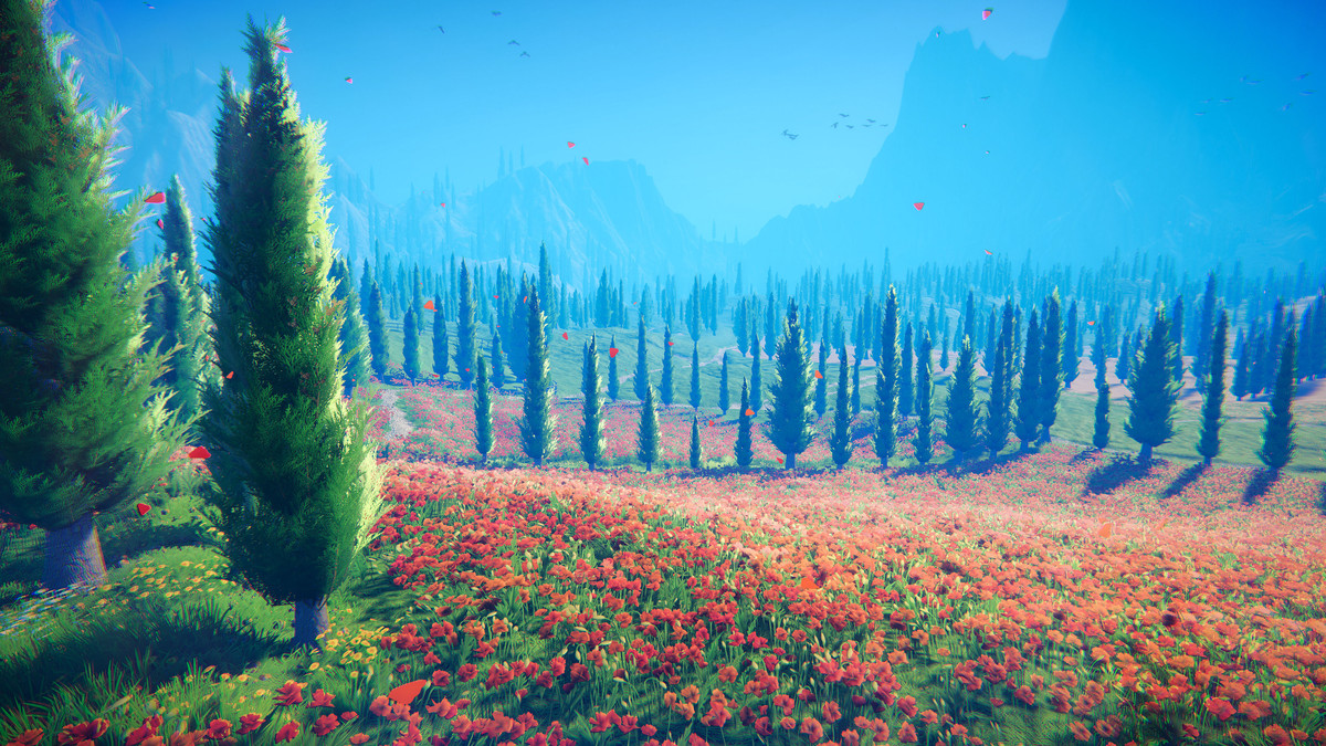 Stylized Cypress Valley