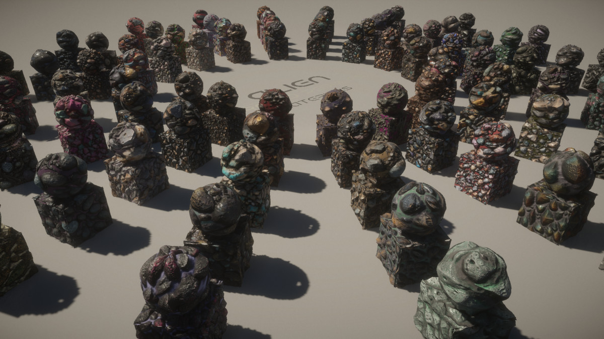 Alien Ground Materials - Pebbles