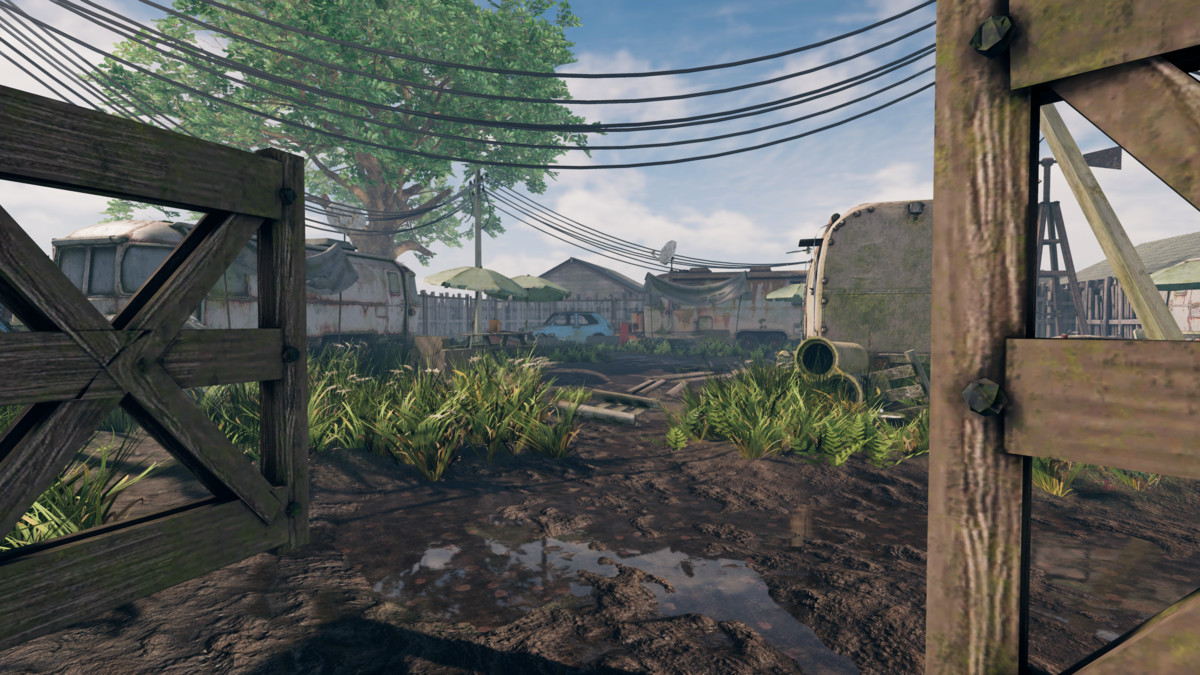 Post-Apocalyptic Trailer Park Environment