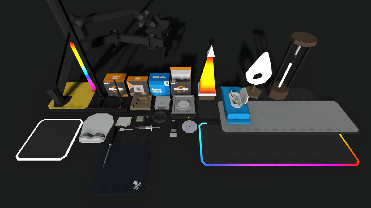 polygonal modular computer pack