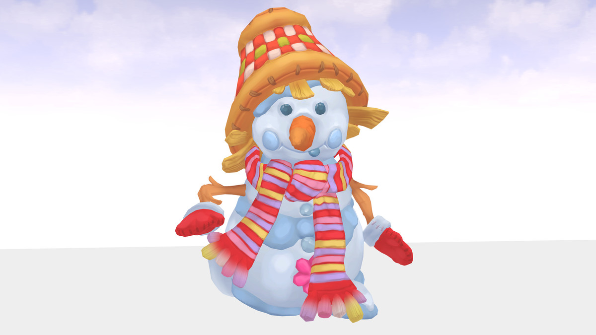 snowman with hat