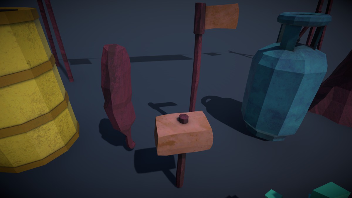 Frozen Poly Props (Lowpoly)