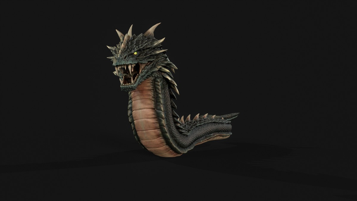 Basilisk Snake Character
