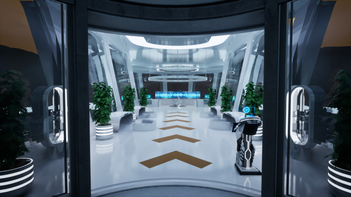 Futuristic Environment Kit Vol.4 – Sci-Fi Spaceport Hub