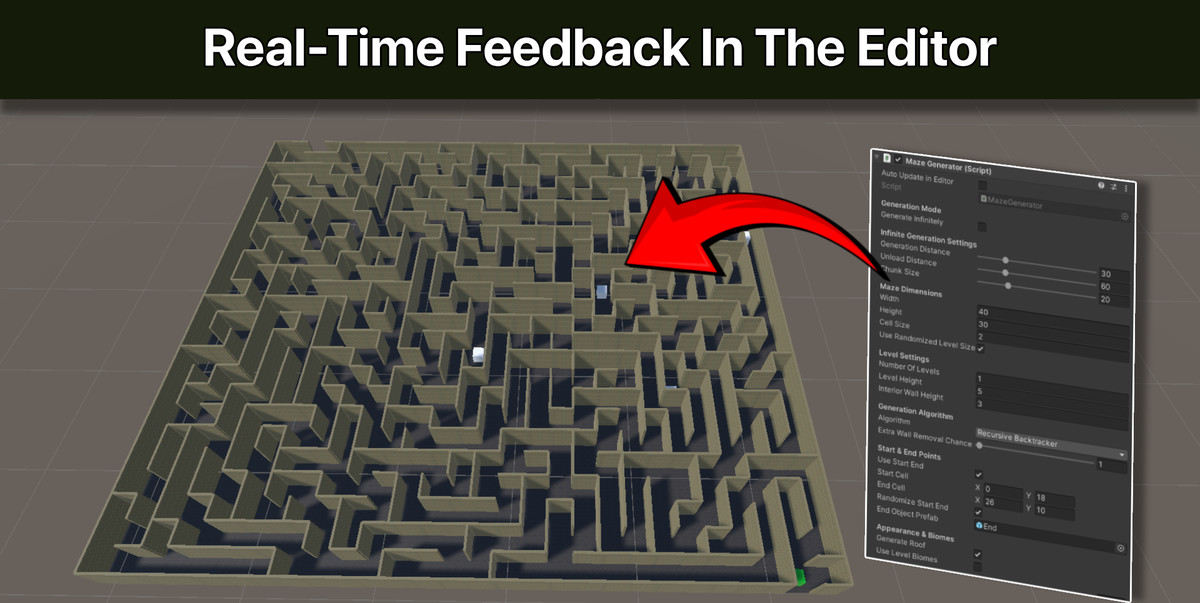 Level Generator Pro Max - Procedural Dungeons, Mazes, NavMesh For Unity 6.0