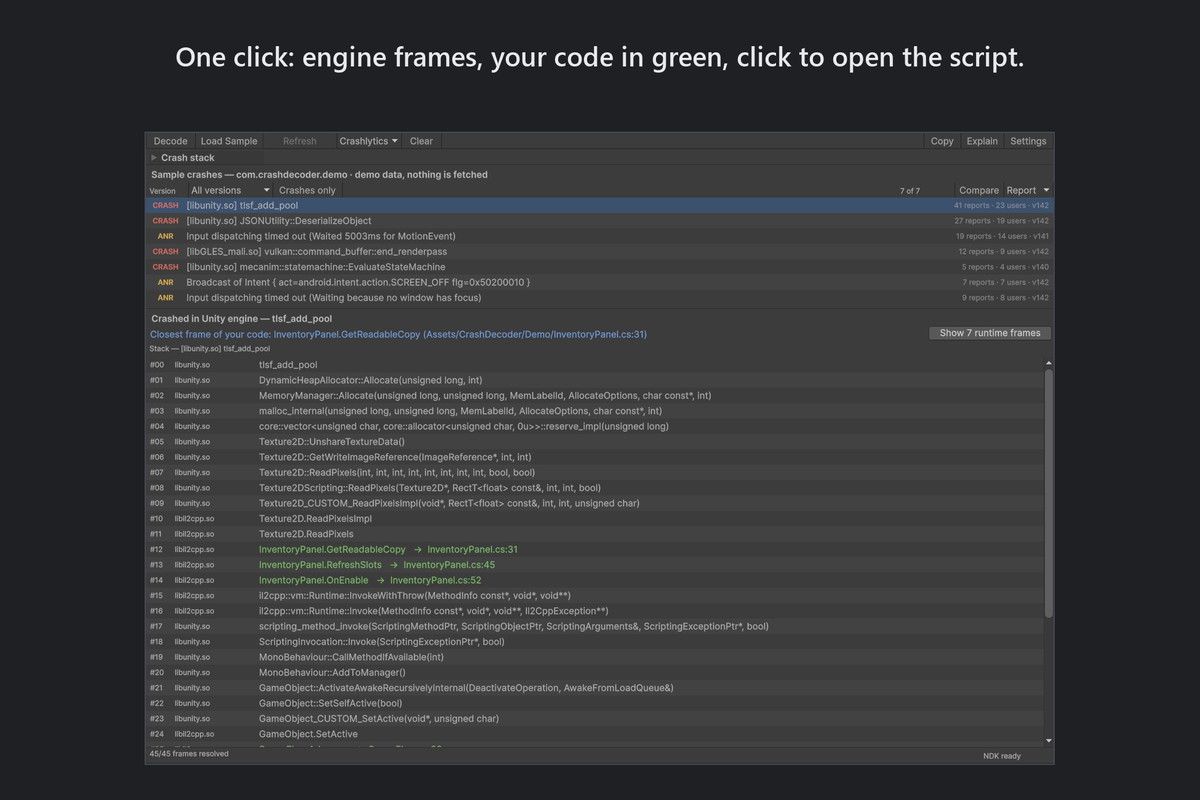Crash Decoder