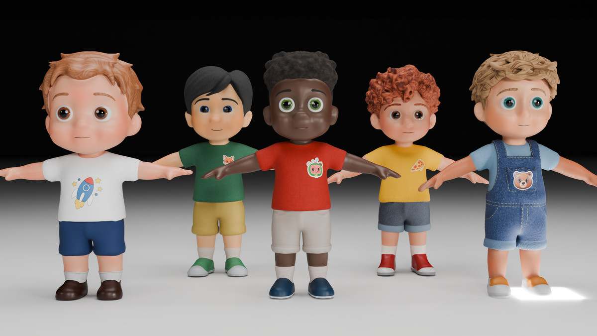 Stylized Chibi Kids Pack - Volume 1