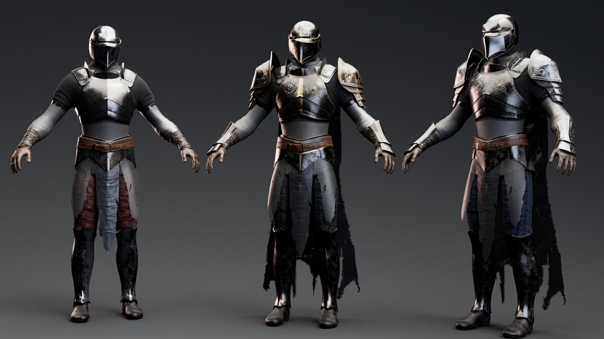 Medium Armored Warrior Knight V1