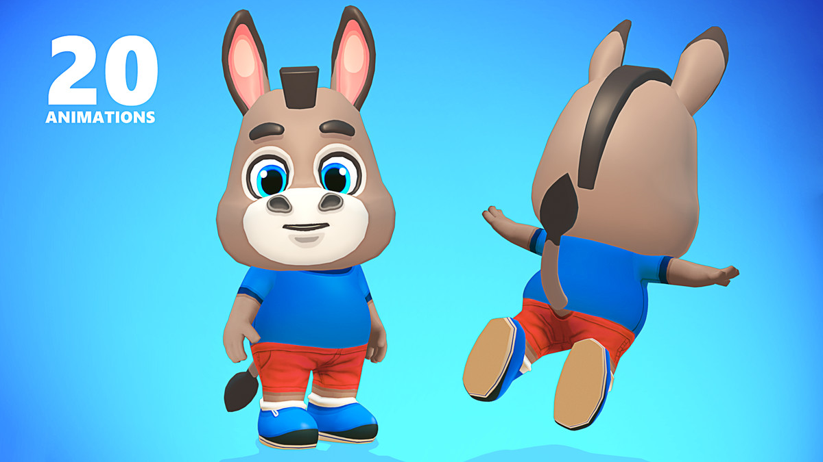 Donkey Mule Animated