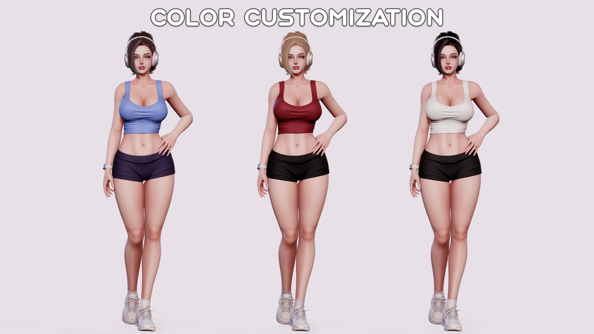 Casual Female 01 - Female Character Series
