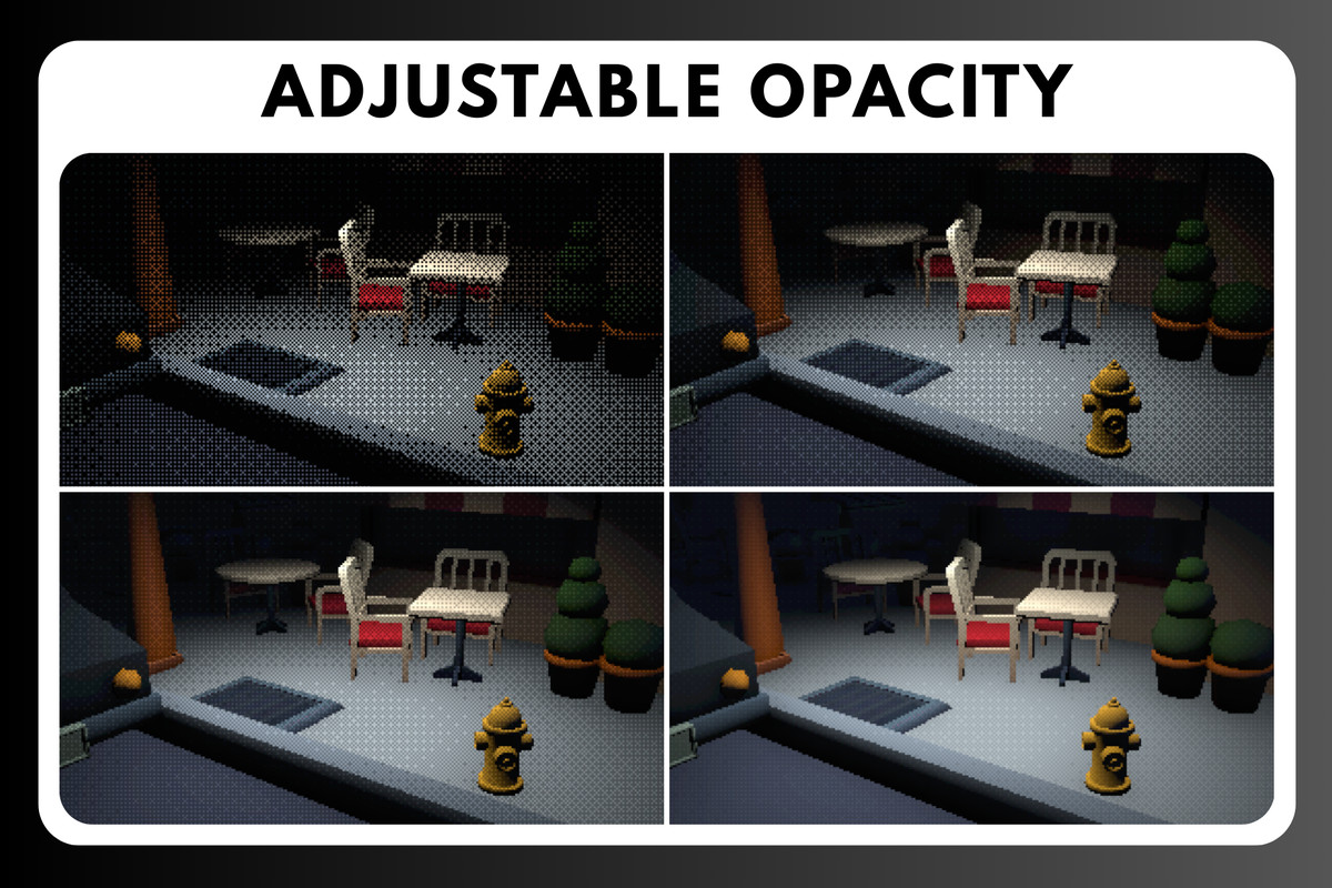 Retro Dithering Camera Shader