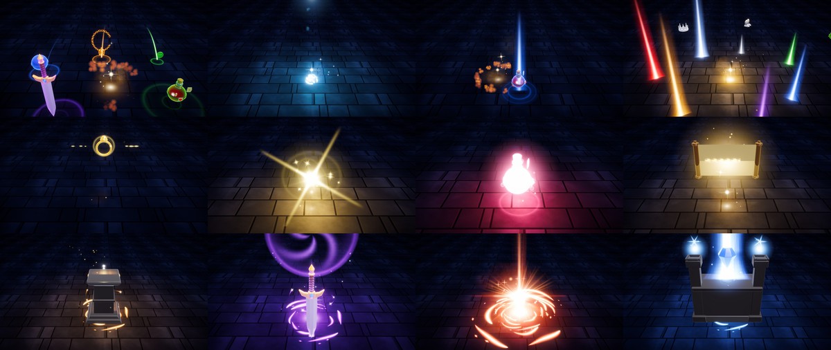 RPG Loot Feedback FX — 260+ Loot, Chest & Reward Effects