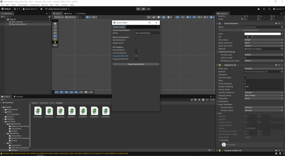 Beginner Editor Tools Pack