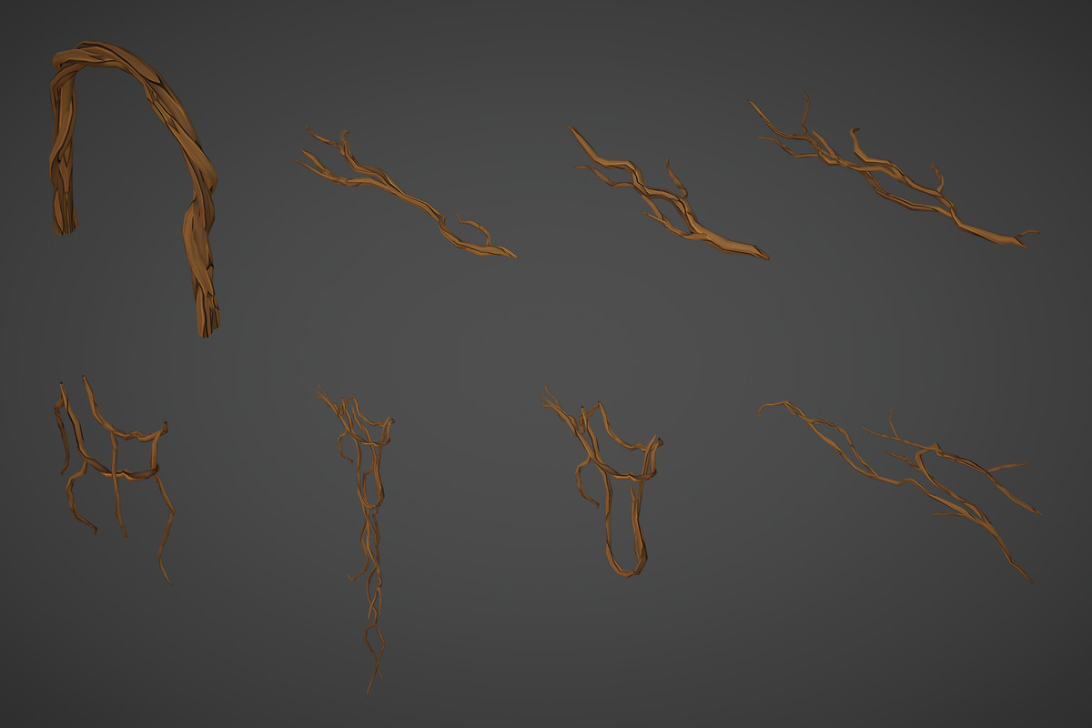 Ruins Forest Environment