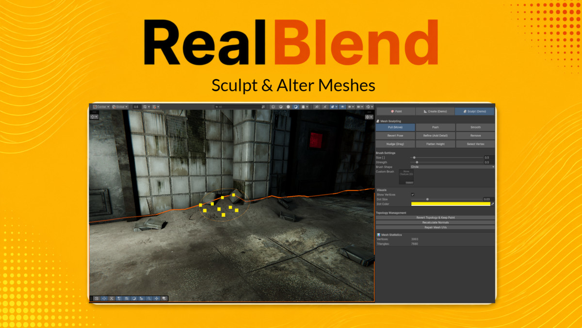 RealBlend - Mesh Painting & Creation
