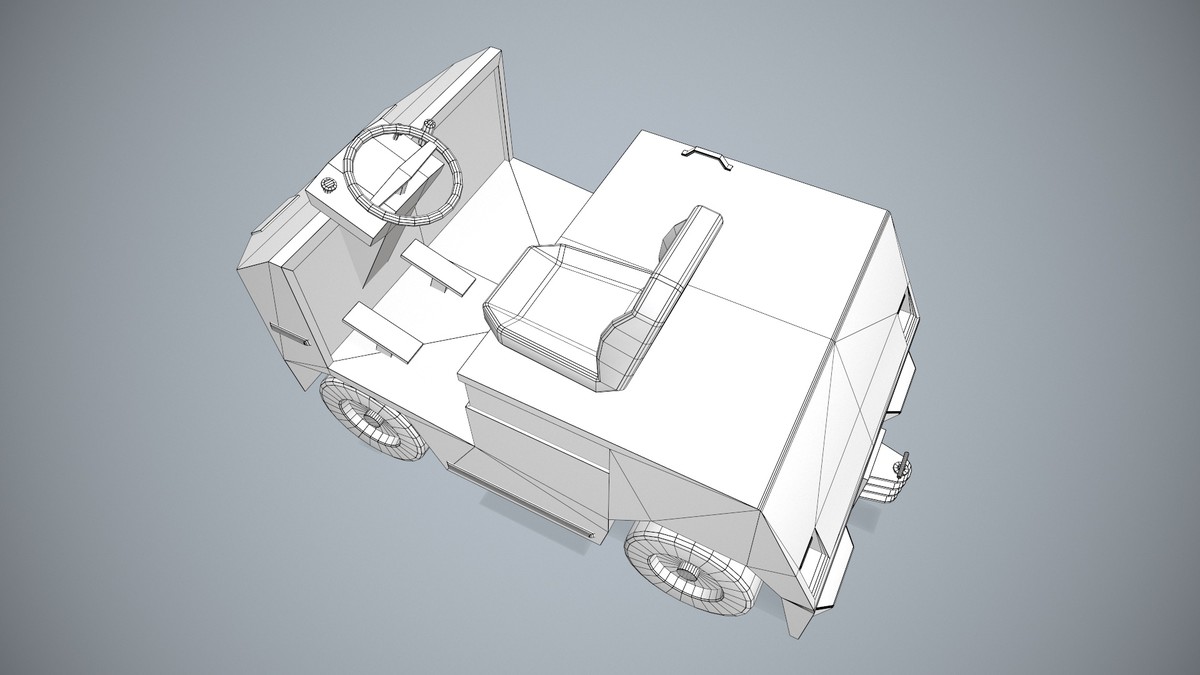 Baggage Tractor (354)