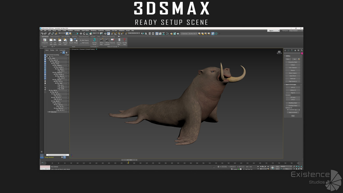 Walrus Seal - Underwater Enemy Creature