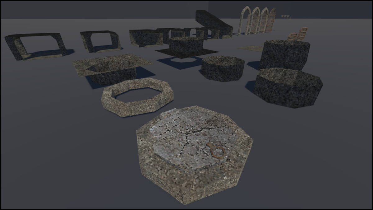 Catacombs - Retro Style Modular Environment Pack