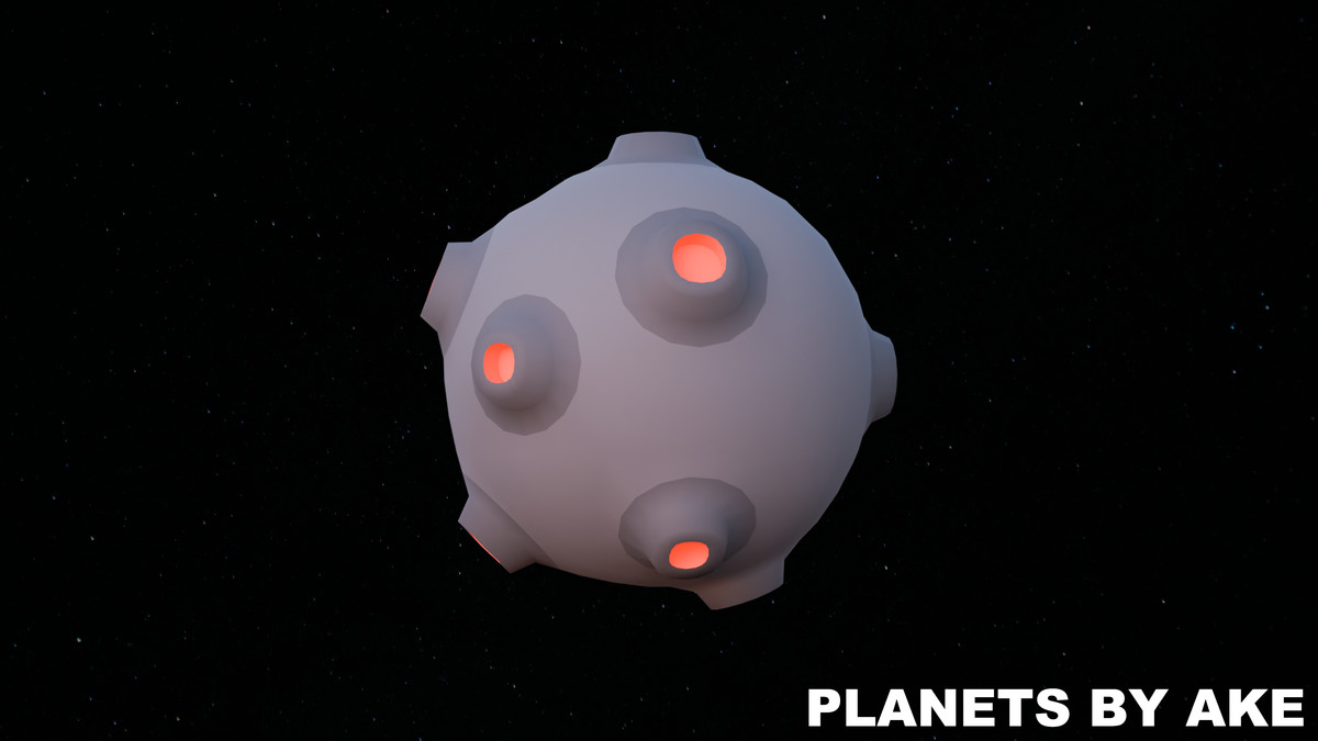 Planets - Stylized Low Poly Asset Pack by Ake