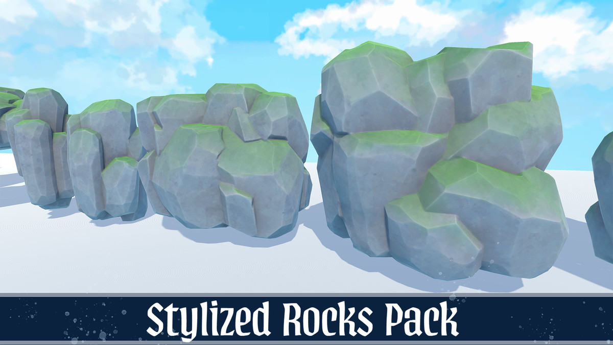 Stylized Rocks and Cliffs Pack