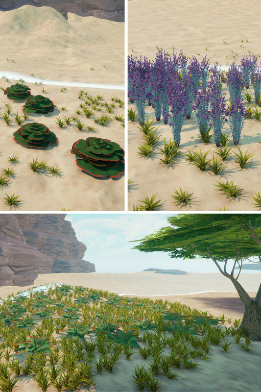 CQC Desertic Environment - Modular Toon Pack
