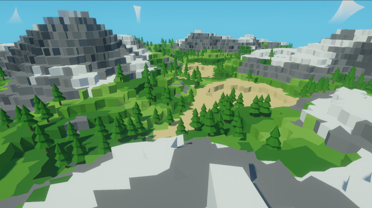 Facet: Low Poly & Blocky Terrain Editor