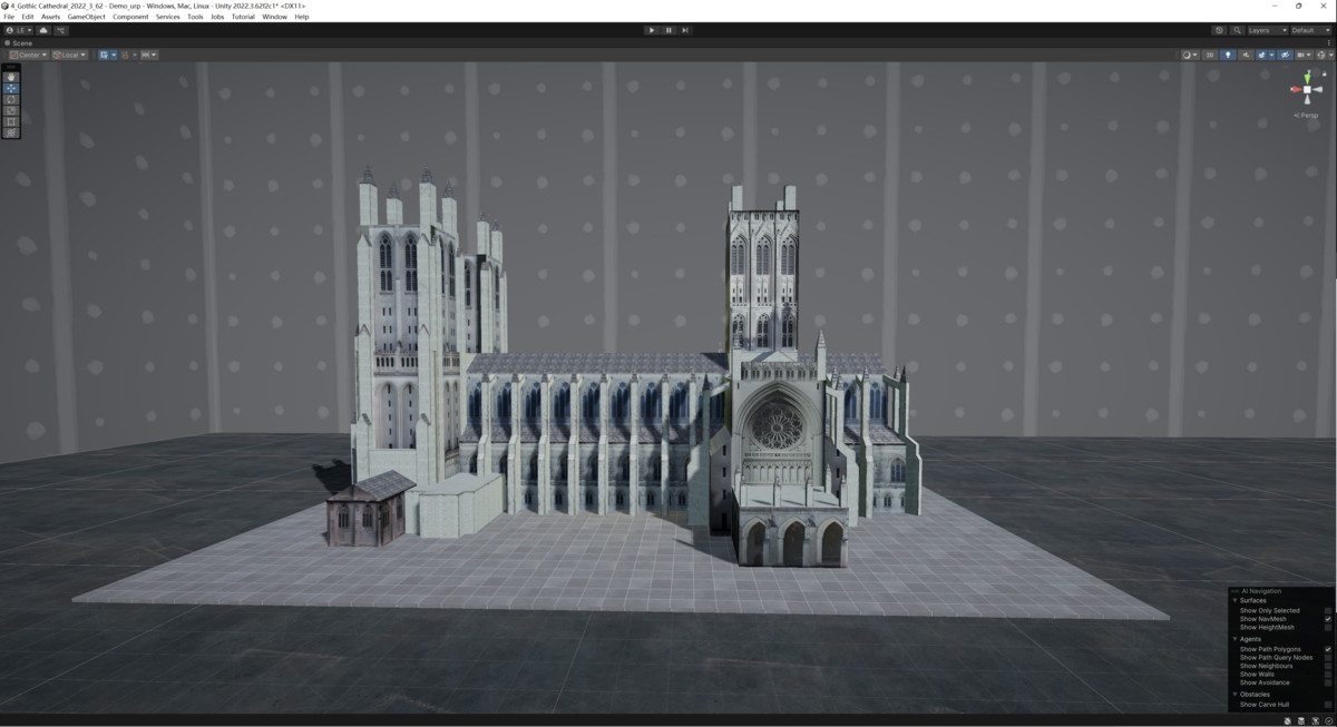3D Model - Gothic Cathedral